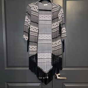 Ardene Fringed Cardigan